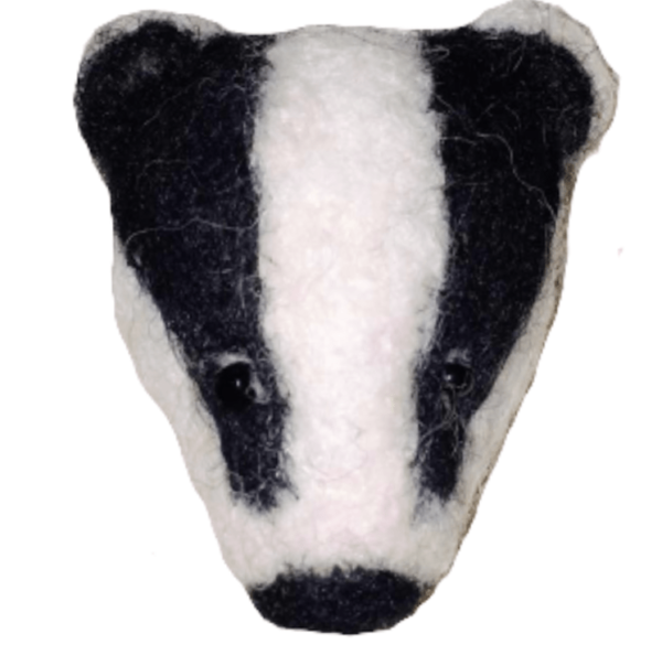 badger brooch